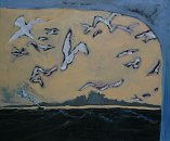 Voir Les mouettes - 12F - huile sur toile